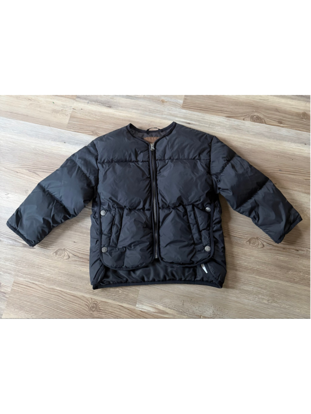 Toddler miliban Black Puffer Jacket Size 120